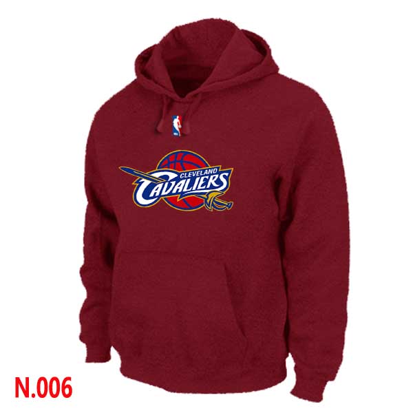 Mens Cleveland Cavaliers Red Pullover Hoodie